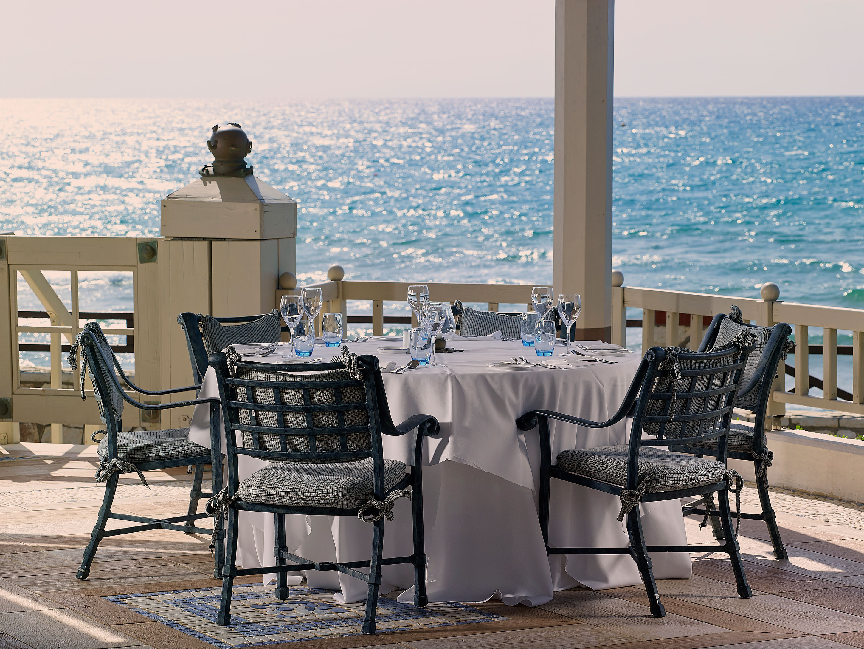 Aldemar Olympian Village Beach Resort Marina Restaurant 061839