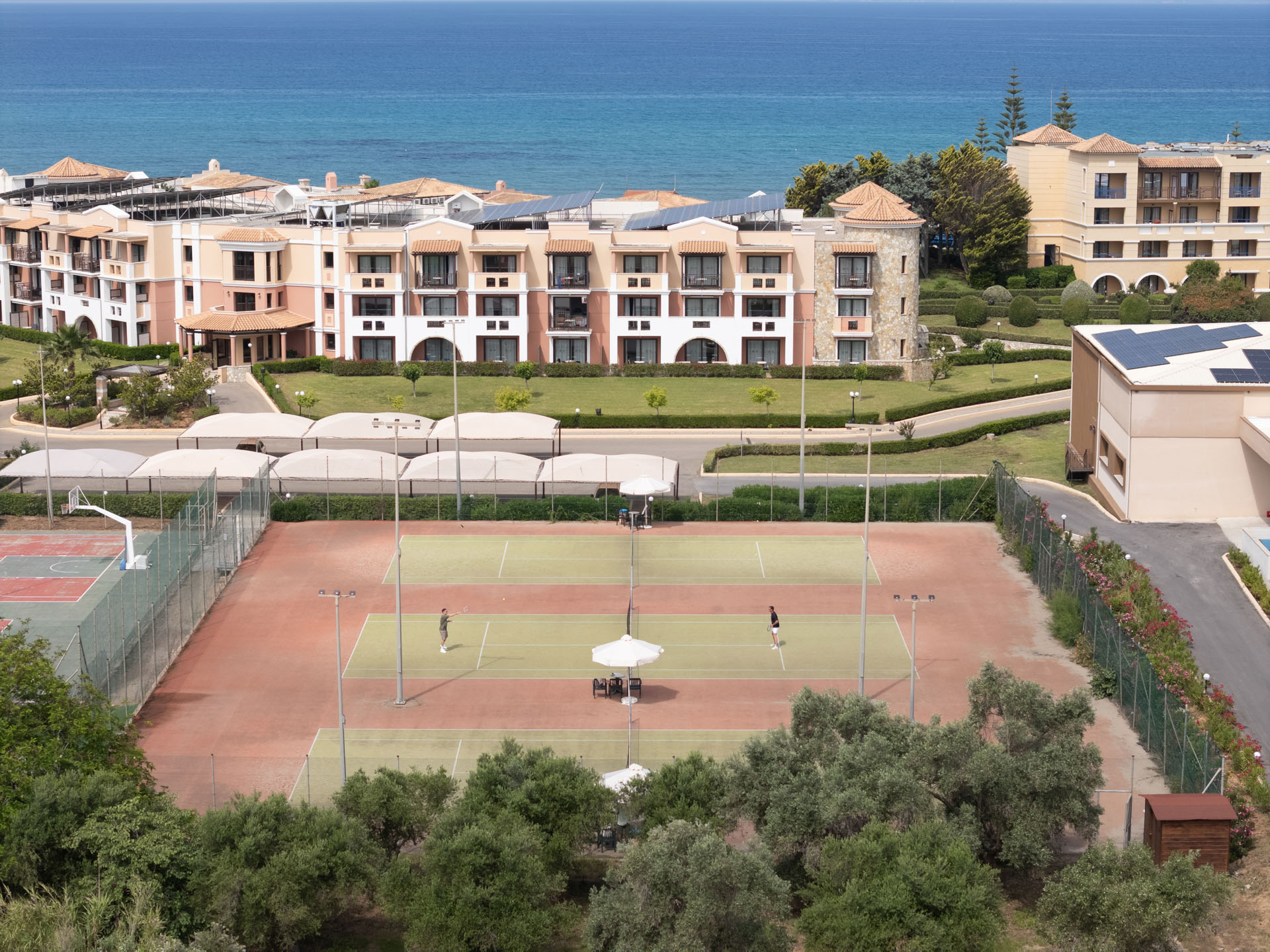 Aldemar Olympian Village Tennis Court