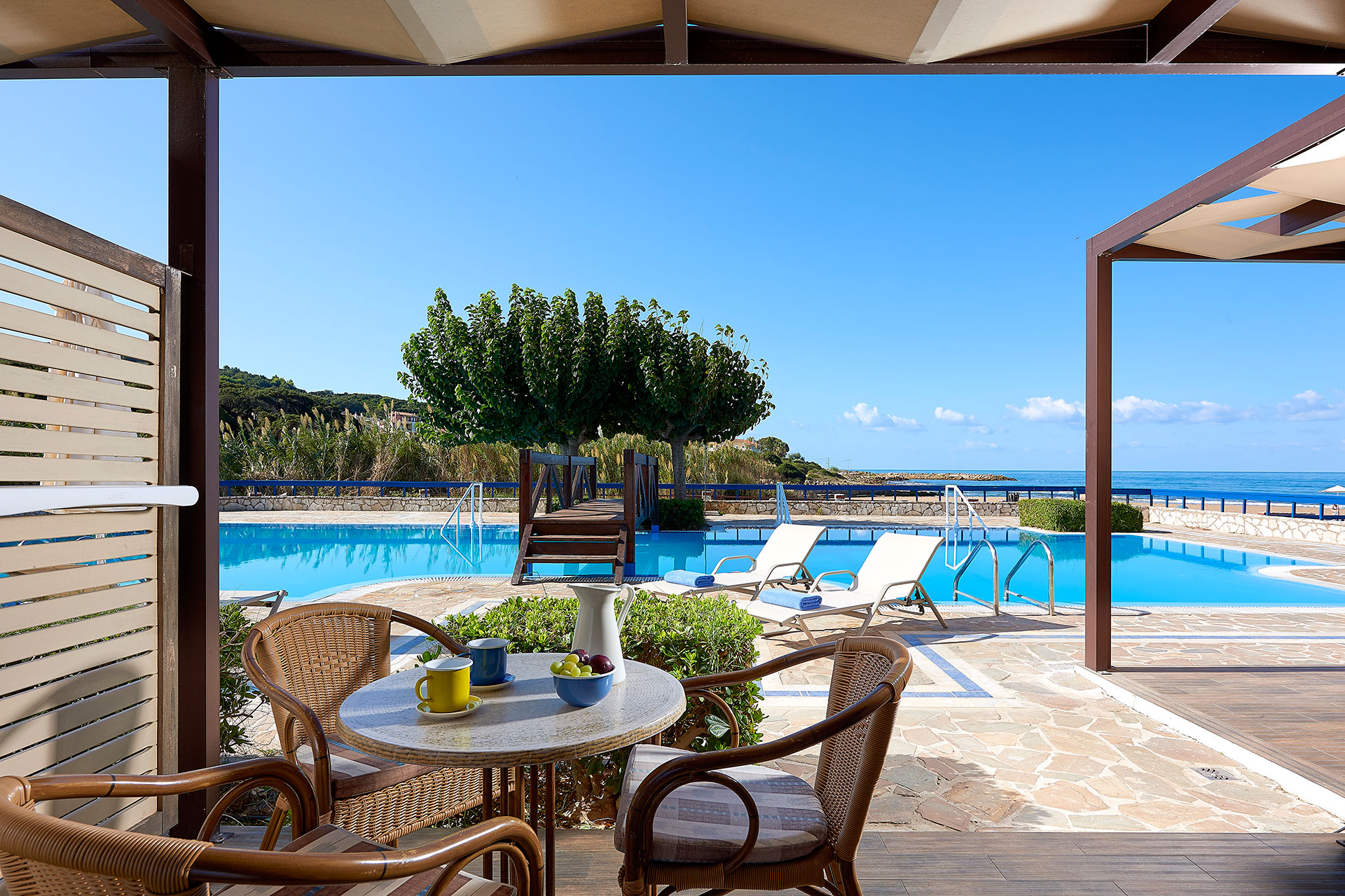 Aldemar Olympian Village Resort Double Bungalow Sea Front Swim Up 2