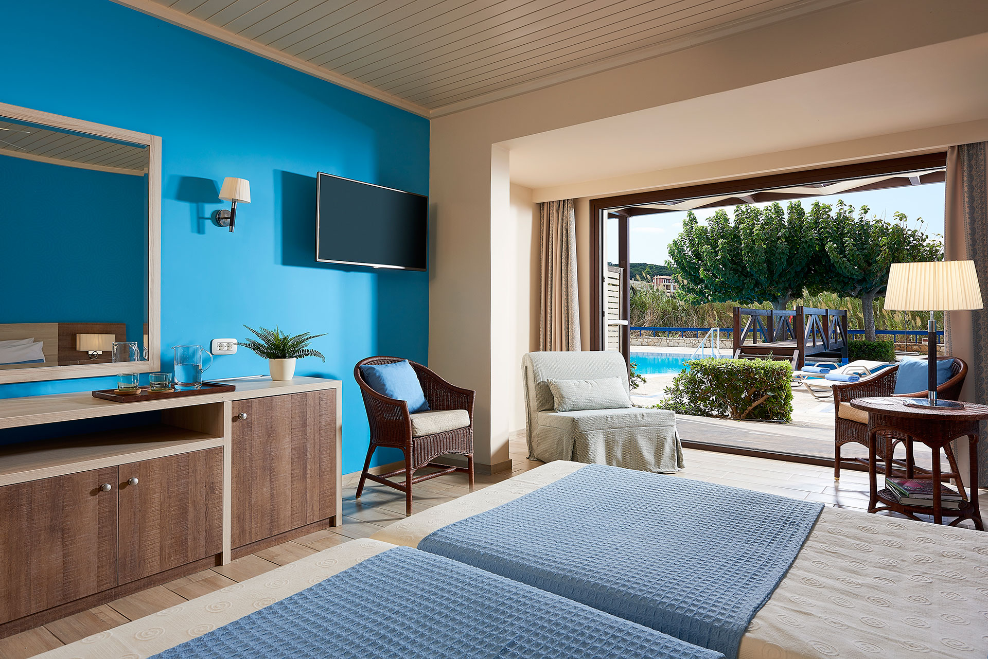 Aldemar Olympian Village Resort Double Bungalow Sea Front Swim Up 5